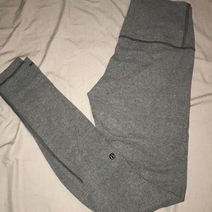 lululemon heathered black leggings